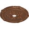 Ekena Millwork Attica with Rose Medallion (Canopies up to 4 1/2"), 26"OD x 3 3/4"ID x 1 1/2"P, Polished Copper CM26ATPOS - alternate 3